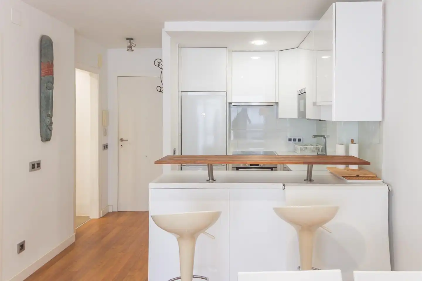 Küche von Wohnung zur Miete in Benicasim / Benicàssim mit Parkett und Gemeinschaftspool