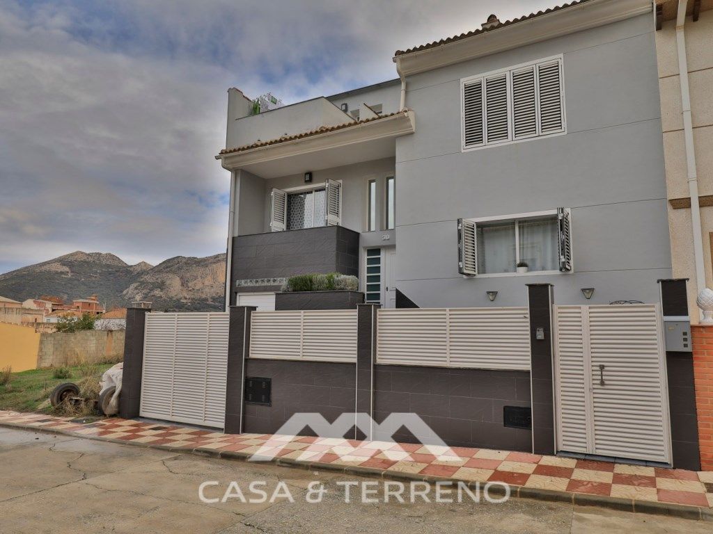 Exterior view of House or chalet for sale in Alfarnate  with Air Conditioner, Terrace and Furnished