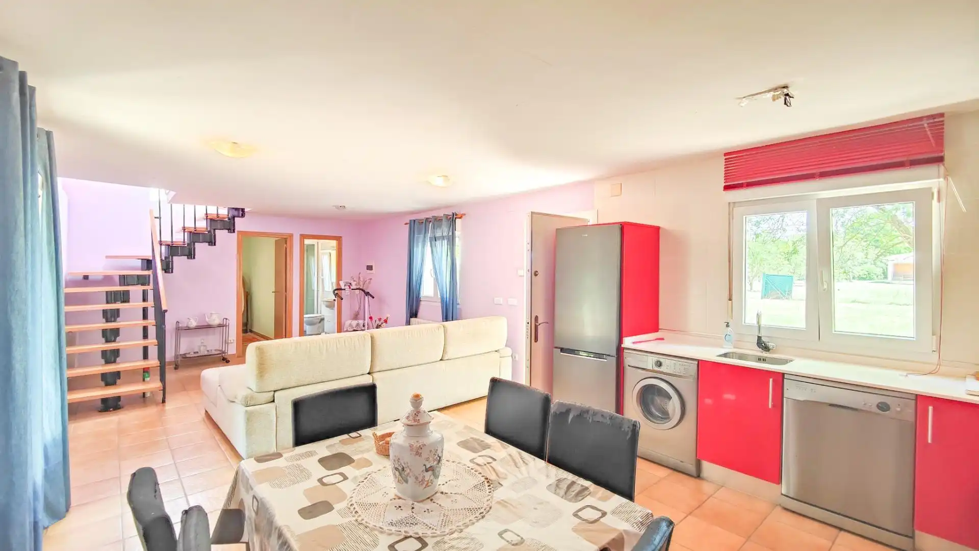 Cocina de Finca rústica en venta en Mahamud con Calefacción, Jardín privado y Terraza