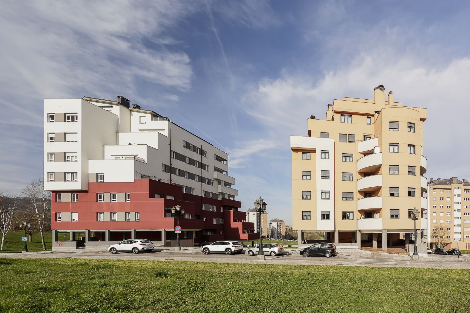 Exterior view of Flat for sale in Oviedo   with Heating, Parquet flooring and Terrace