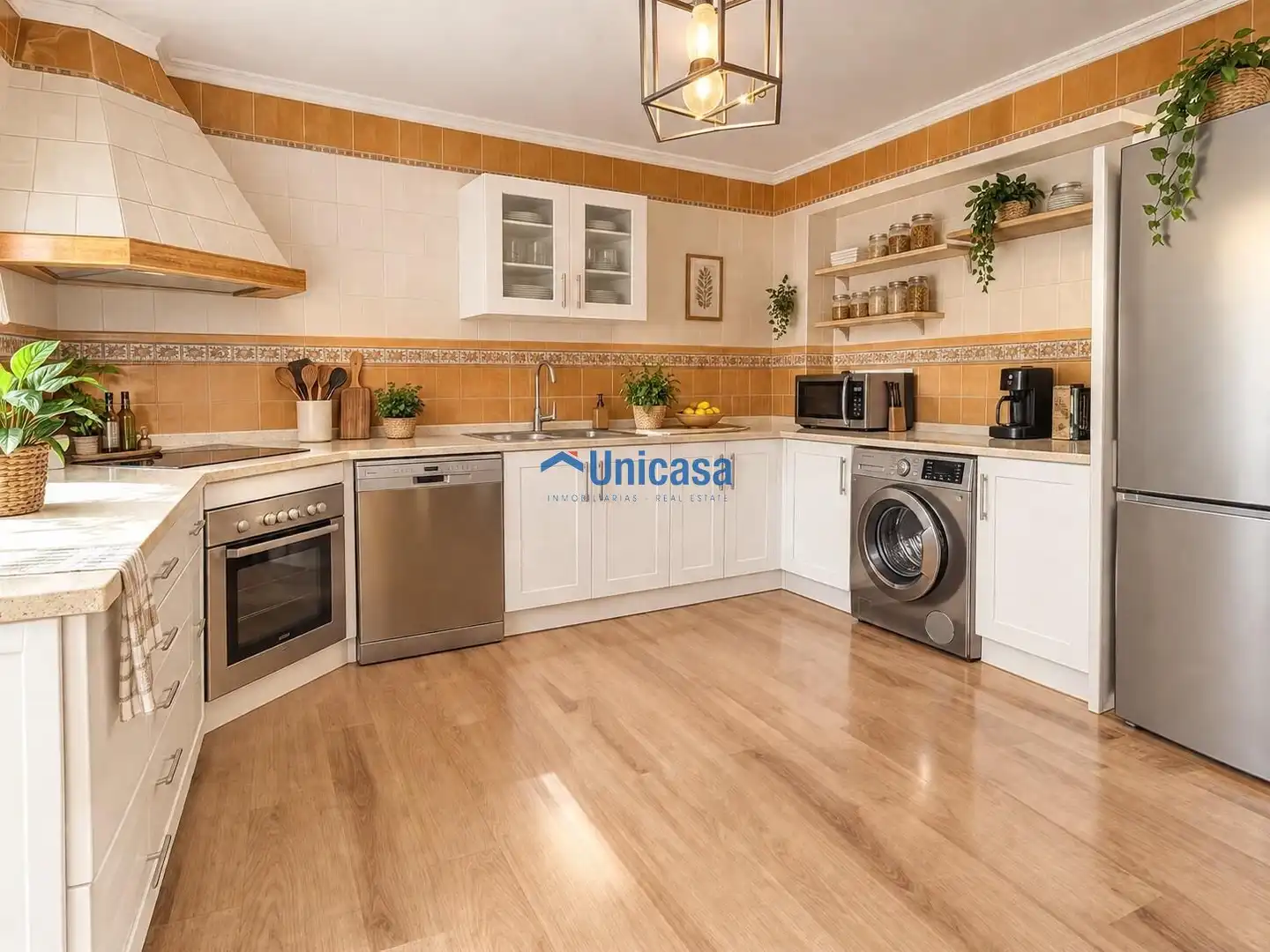 Kitchen of Detached homes for sale in Málaga  with Air Conditioner, Heating and Storage room