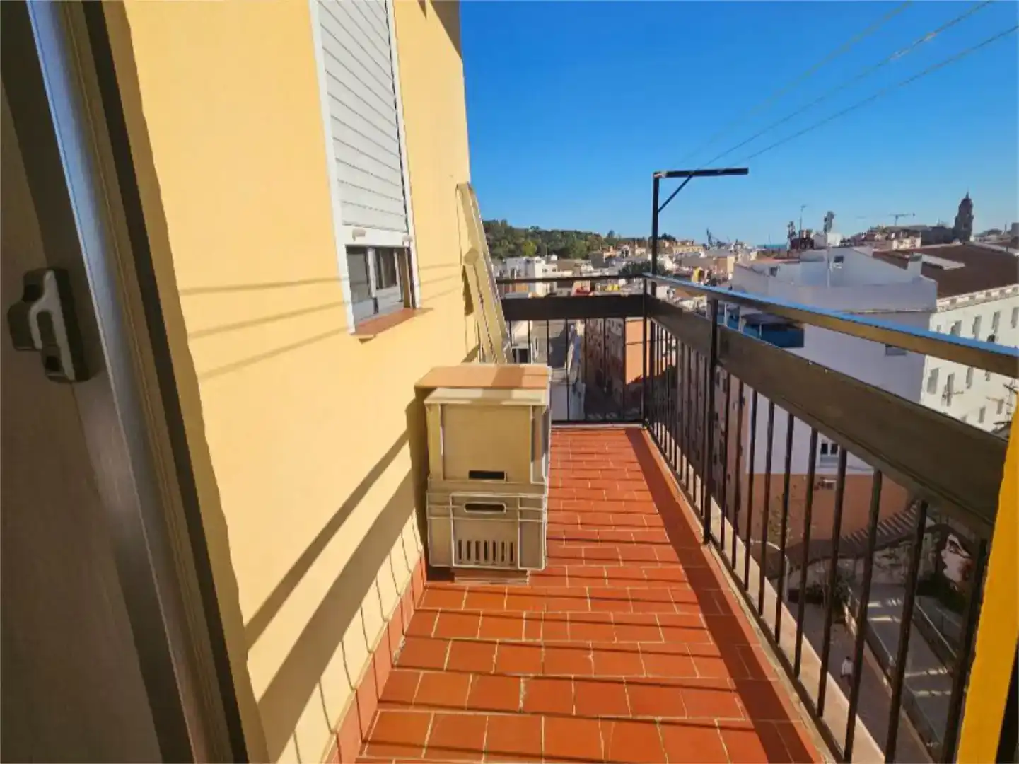 Terrasse von Wohnung zum Verkauf in Málaga Capital mit Klimaanlage und Balkon