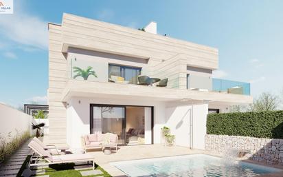Exterior view of House or chalet for sale in San Pedro del Pinatar  with Air Conditioner, Heating and Private garden