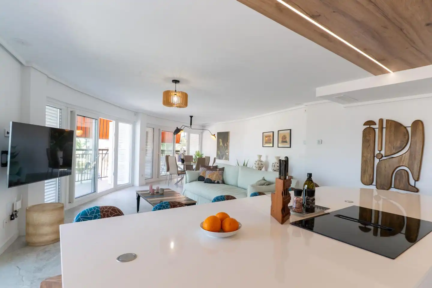 Kitchen of Flat for sale in Santa Pola  with Air Conditioner, Heating and Terrace