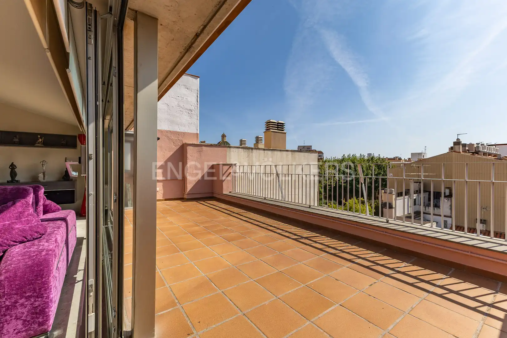 Terrace of Duplexes for rent in Mataró  with Air Conditioner, Heating and Parquet flooring