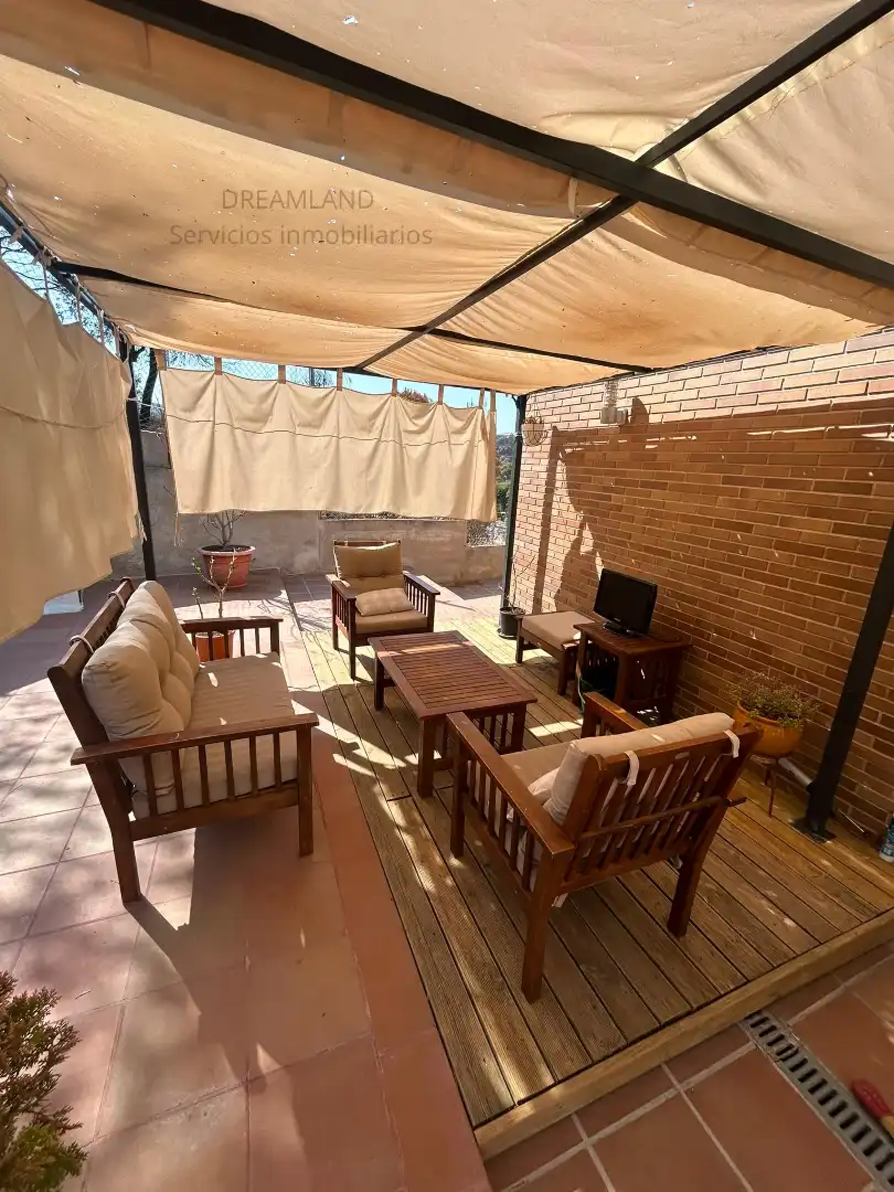 Terrassa de Casa o xalet en venda en La Pobla de Claramunt amb Aire condicionat, Calefacció i Jardí privat