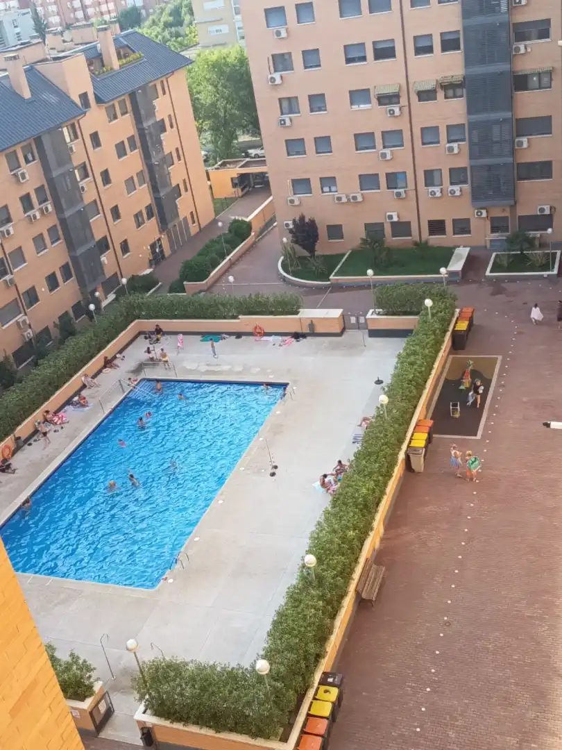 Swimming pool of Attic for sale in Madrid  with Air Conditioner, Heating and Terrace