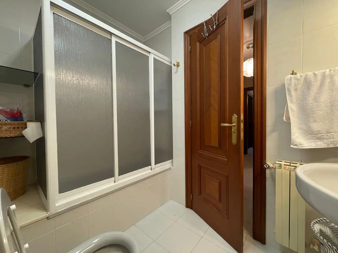 Bathroom of Flat for sale in Ferrol  with Heating, Storage room and Furnished