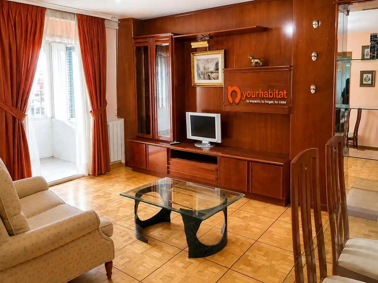 Sala d'estar de Pis en venda en Leganés amb Aire condicionat i Terrassa