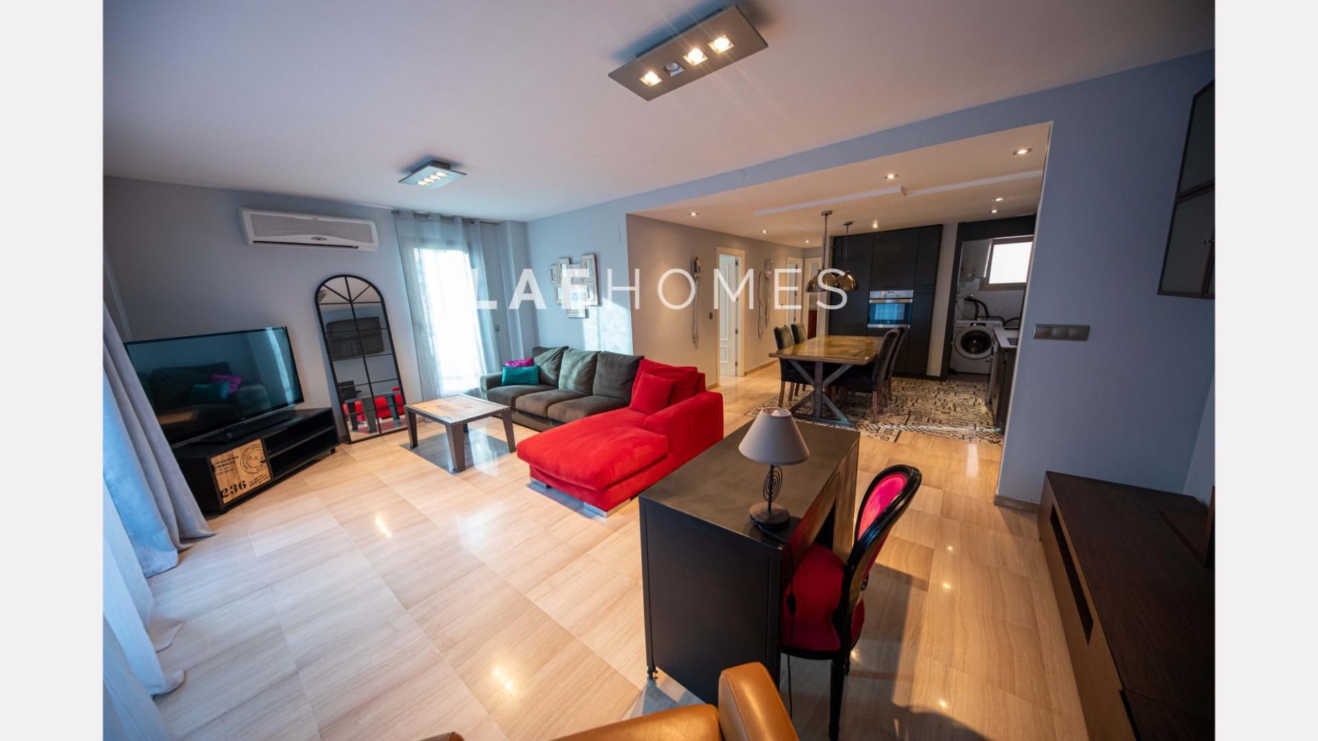 Living room of Flat for sale in  Jaén Capital  with Air Conditioner, Heating and Parquet flooring
