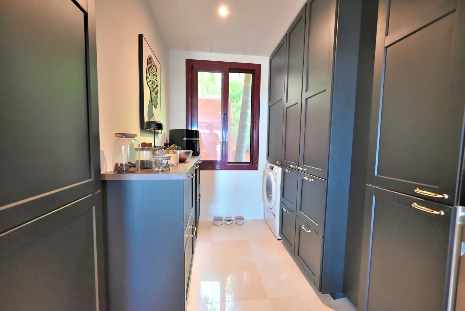Cocina de Apartamento en venta en Ojén con Aire acondicionado, Jardín privado y Piscina