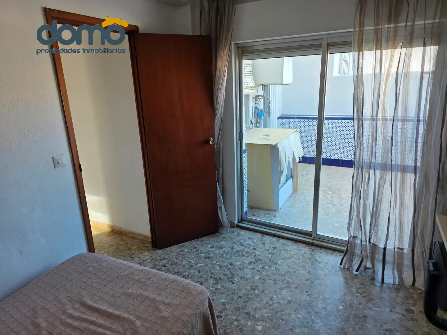 Schlafzimmer von Wohnung zur Miete in Almería mit Terrasse, Möbliert und Waschmaschine