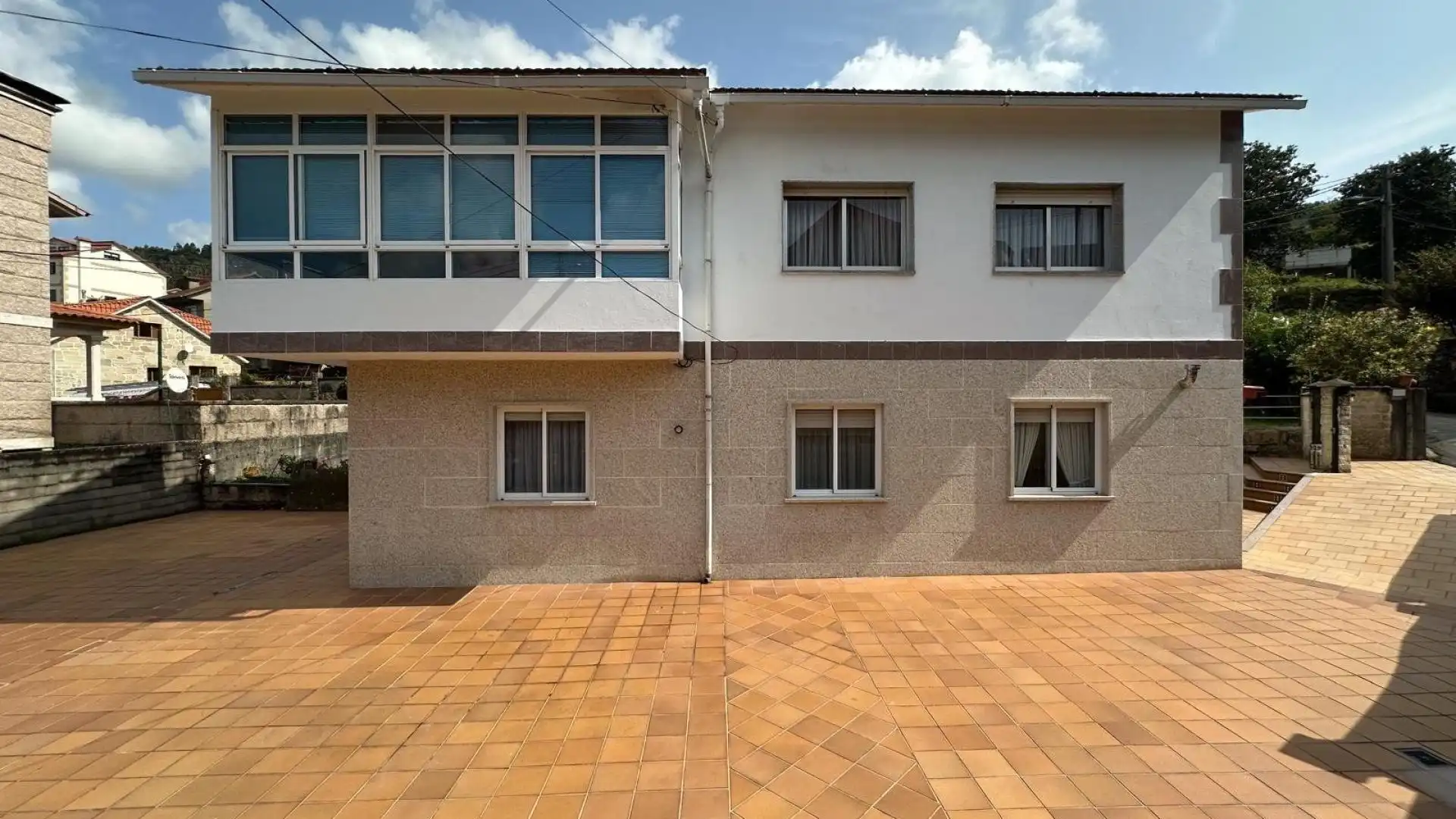 Exterior view of Houses for sale in Moaña  with Heating, Terrace and Balcony