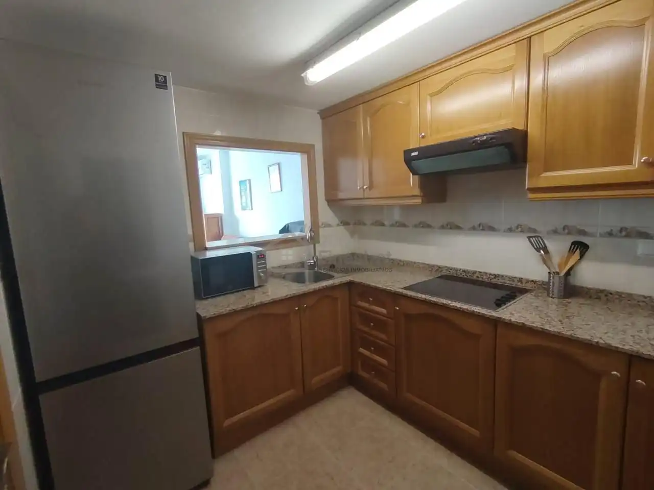 Kitchen of Flat for rent in Villajoyosa / La Vila Joiosa  with Air Conditioner, Terrace and Furnished
