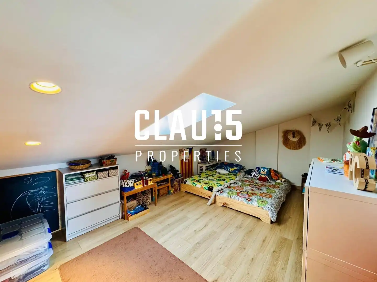 Schlafzimmer von Maisonette zum Verkauf in Blanes mit Klimaanlage, Heizung und Terrasse