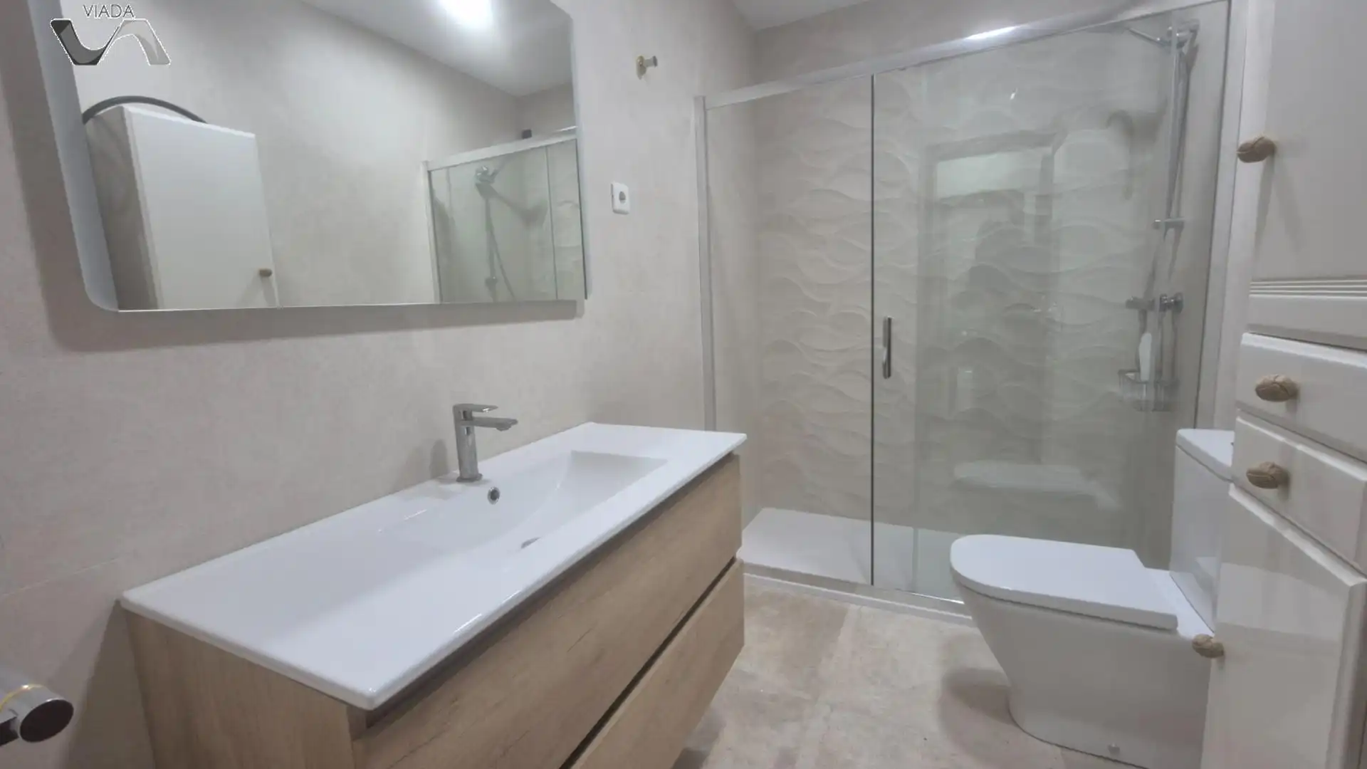 Baño de Apartamento de alquiler en Puertollano con Aire acondicionado, Calefacción y Terraza
