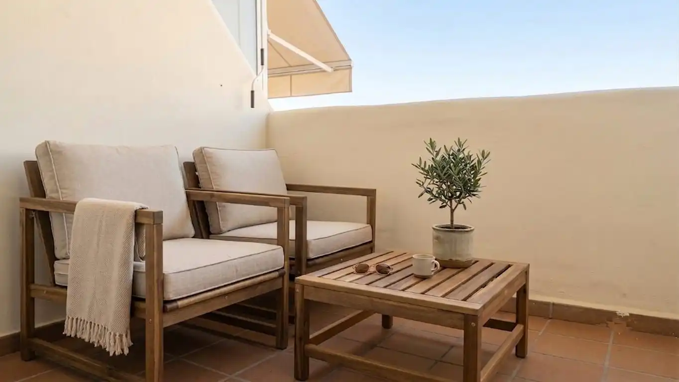 Terrace of Flat for sale in Benalmádena  with Air Conditioner, Terrace and Storage room