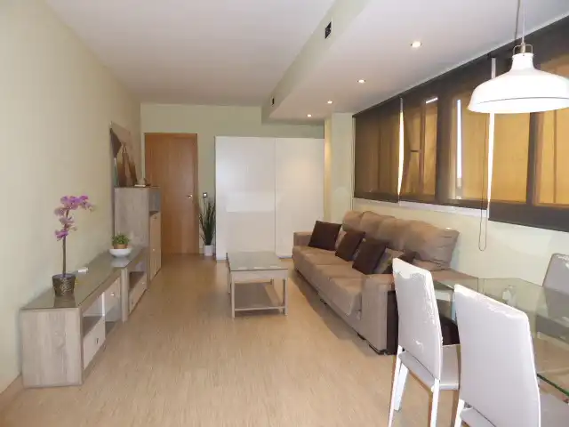 Wohnzimmer von Wohnungen zur Miete in Málaga mit Klimaanlage, Terrasse und Möbliert