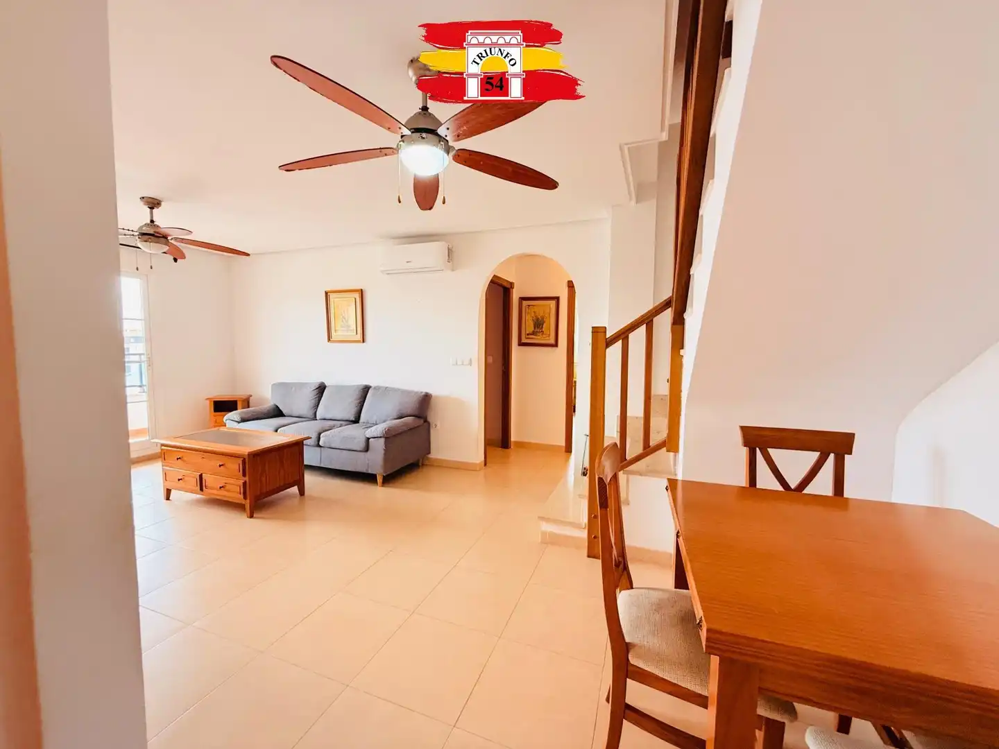 Sala de estar de Ático en venta en Pilar de la Horadada con Aire acondicionado, Jardín privado y Trastero