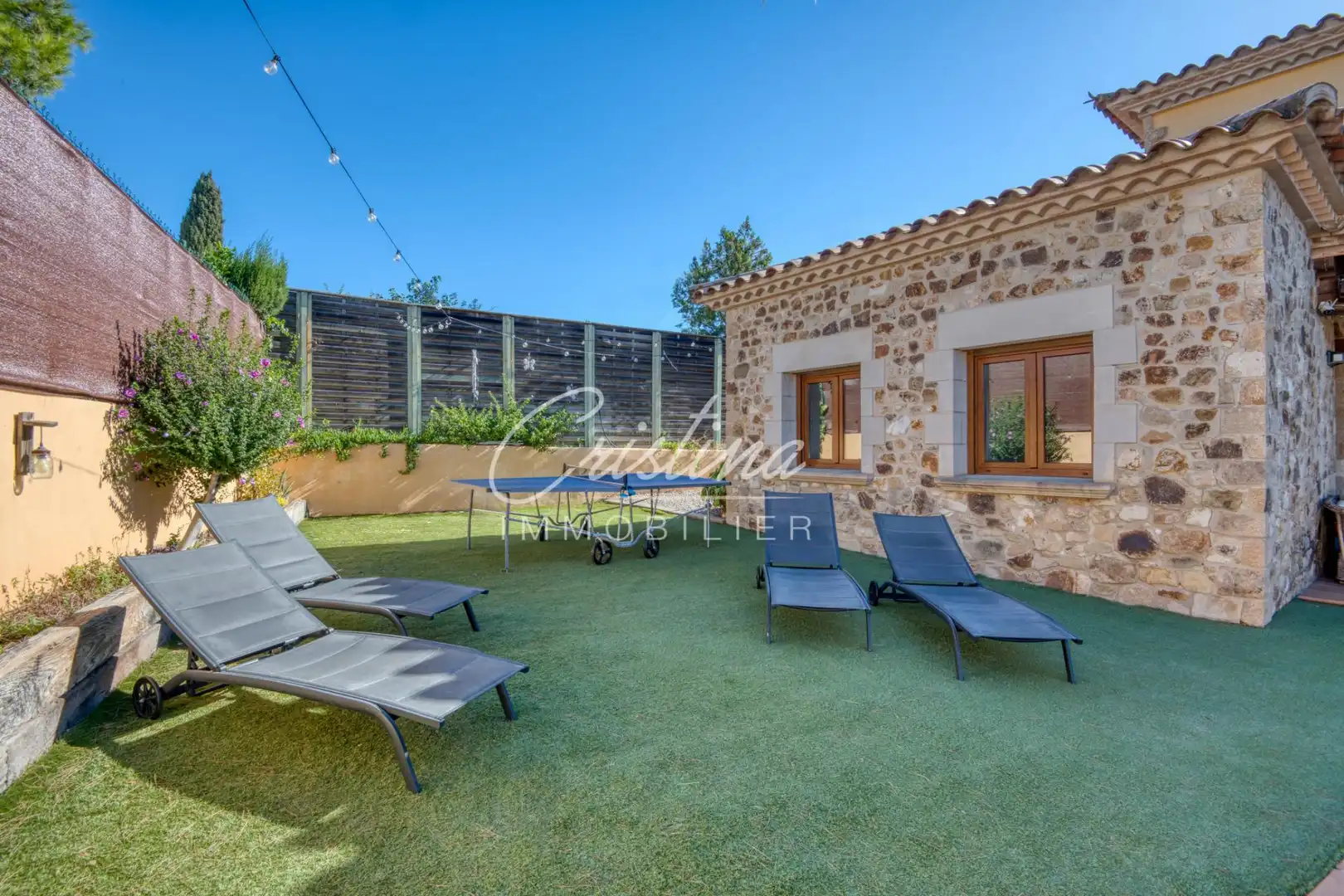 Terrassa de Casa o xalet en venda en Santa Cristina d'Aro amb Calefacció, Jardí privat i Terrassa