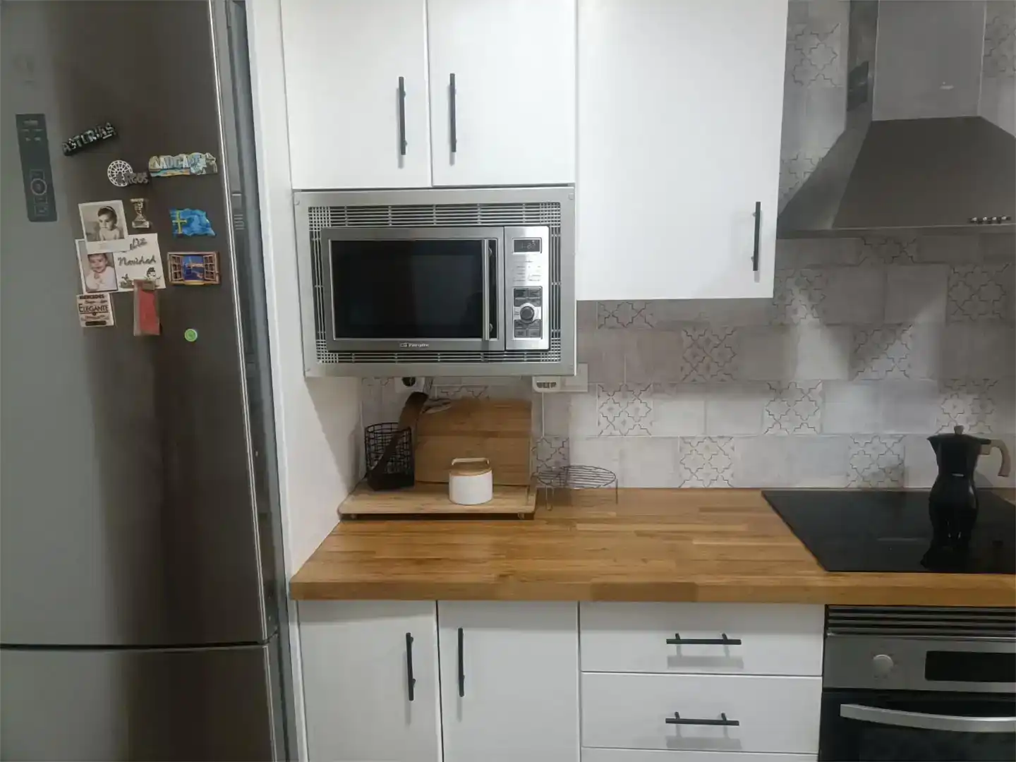 Kitchen of Flat for sale in Petrer  with Air Conditioner, Private garden and Storage room