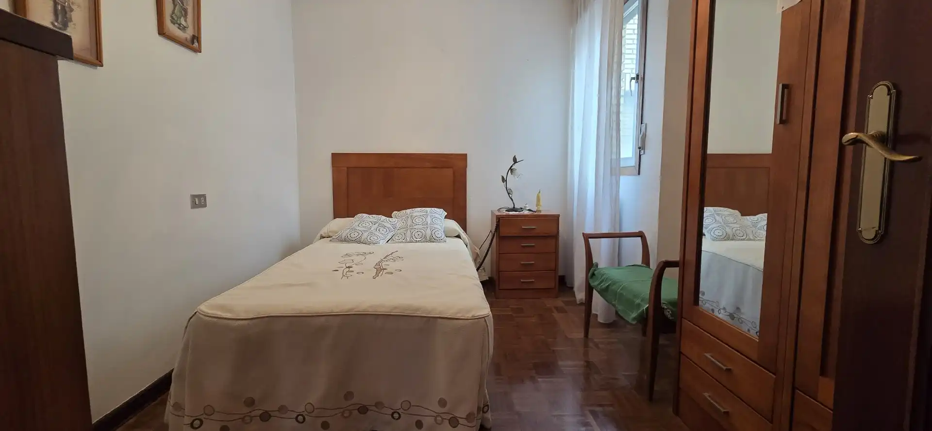 Schlafzimmer von Wohnung zum Verkauf in Palencia mit Heizung und Möbliert