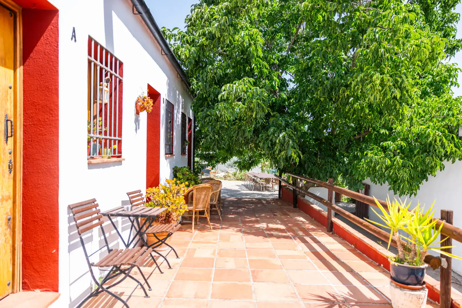 Terraza de Finca rústica en venta en Montejaque con Aire acondicionado, Jardín privado y Terraza