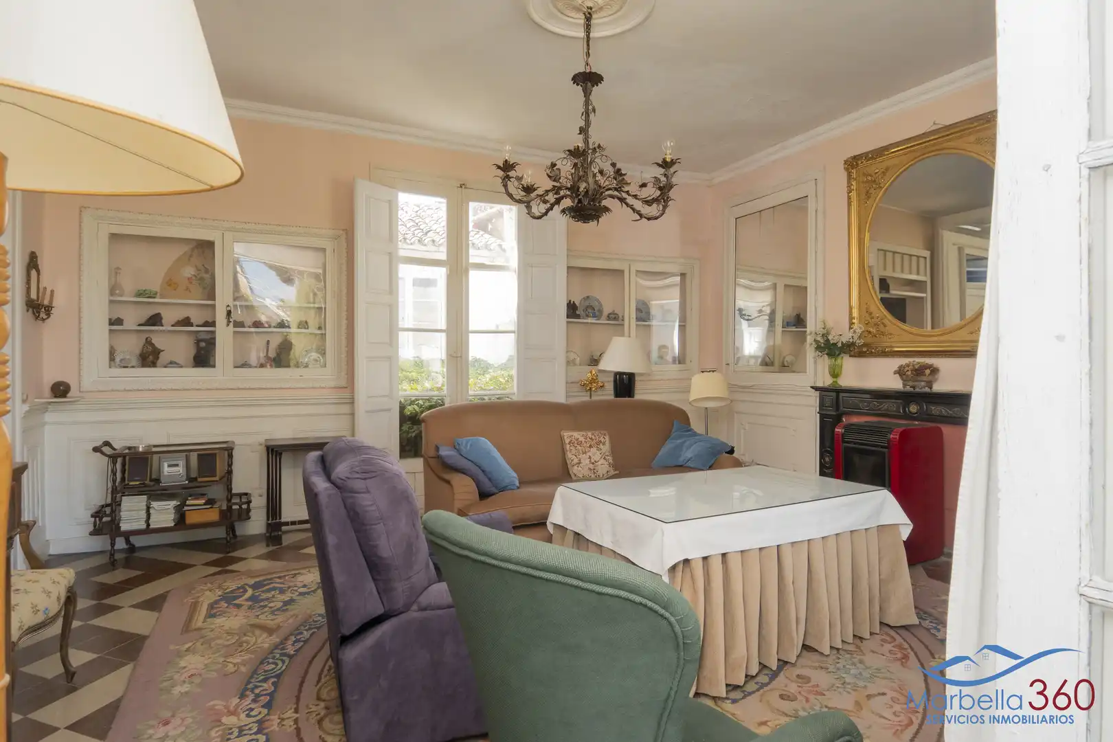 Sala de estar de Casa o chalet en venta en Ronda con Jardín privado, Terraza y Amueblado