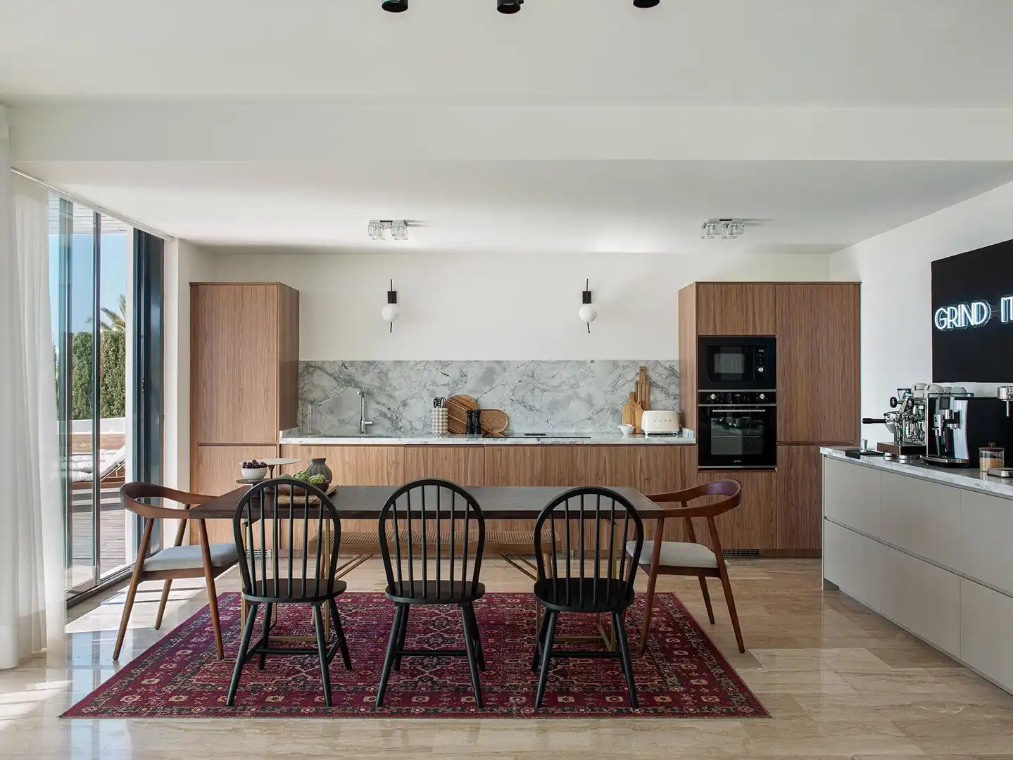 Kitchen of Houses for sale in Calpe / Calp  with Air Conditioner, Heating and Private garden