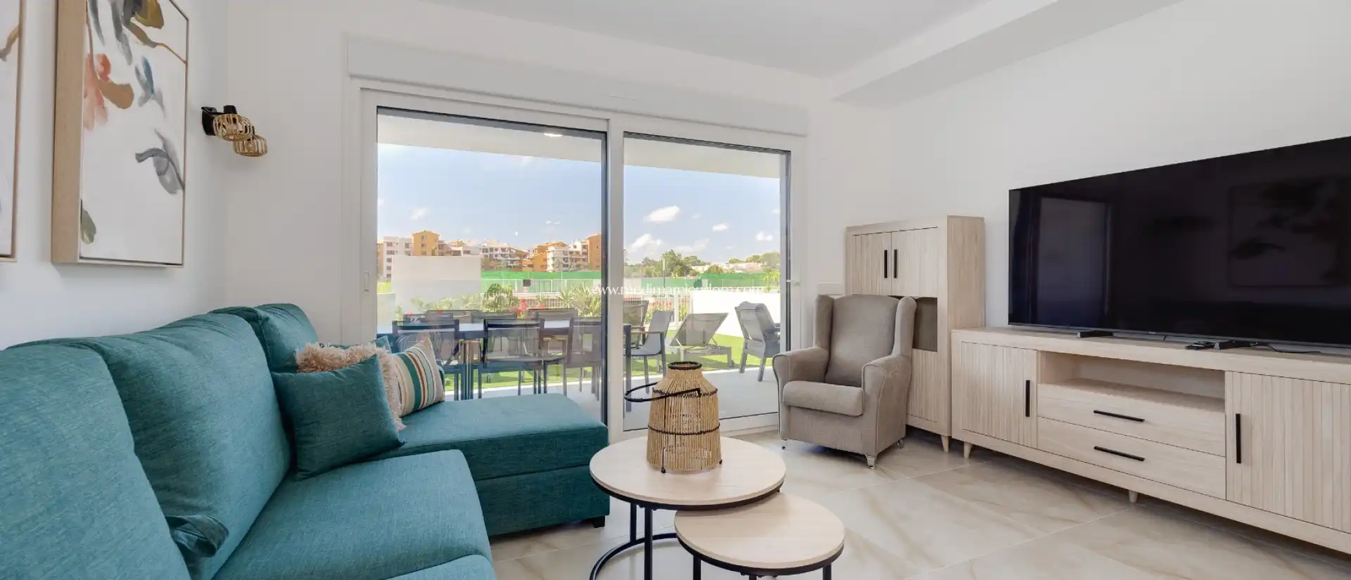 Terrace of Flat for sale in Orihuela  with Air Conditioner, Heating and Private garden