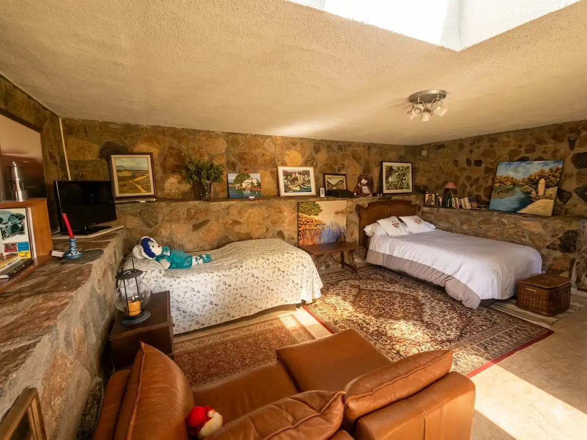Schlafzimmer von Haus oder Chalet zum Verkauf in Robledo de Chavela mit Heizung, Privatgarten und Terrasse