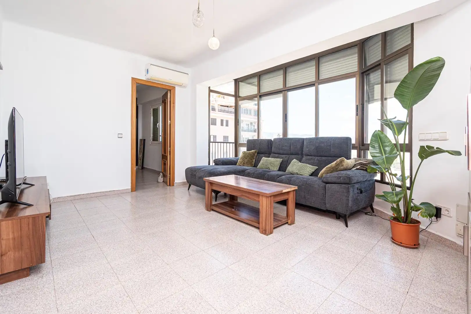 Sala d'estar de Pis en venda en  Palma de Mallorca amb Aire condicionat