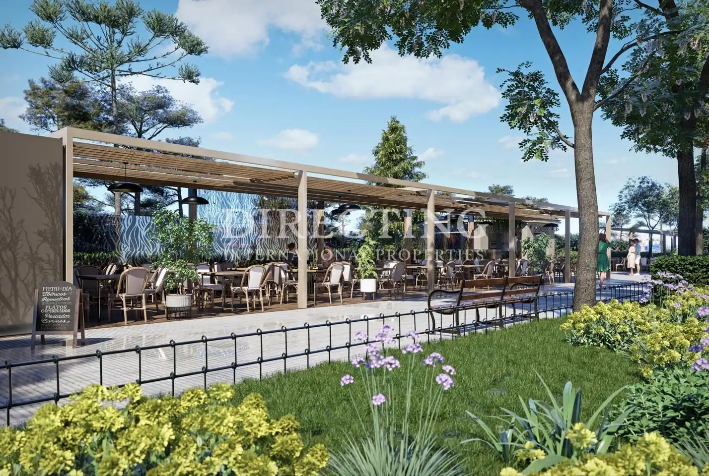 Terrasse von Dachboden zum Verkauf in Madrid mit Klimaanlage, Heizung und Parkett