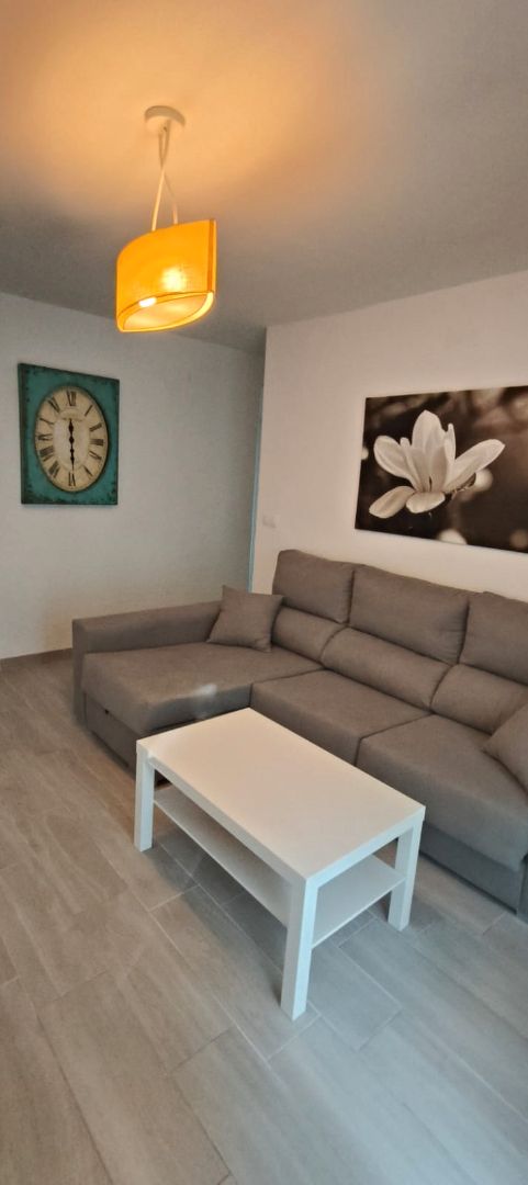 Living room of Flat to rent in  Huelva Capital  with Furnished, Washing machine and Microwave