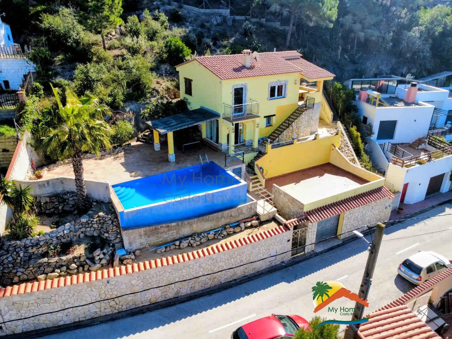 Vista exterior de Casa o xalet en venda en Lloret de Mar amb Aire condicionat, Calefacció i Jardí privat