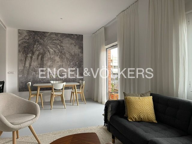 Living room of Apartment to rent in  Valencia Capital  with Air Conditioner, Heating and Furnished