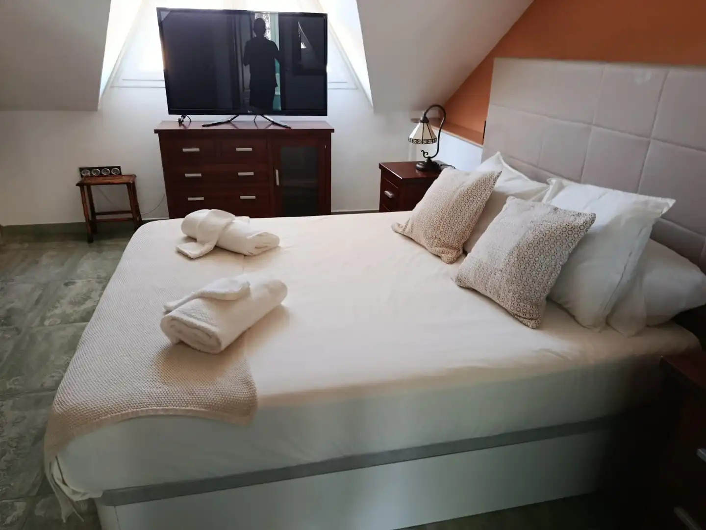 Habitación de Casa adosada de alquiler en Benalmádena con Aire acondicionado, Terraza y Trastero