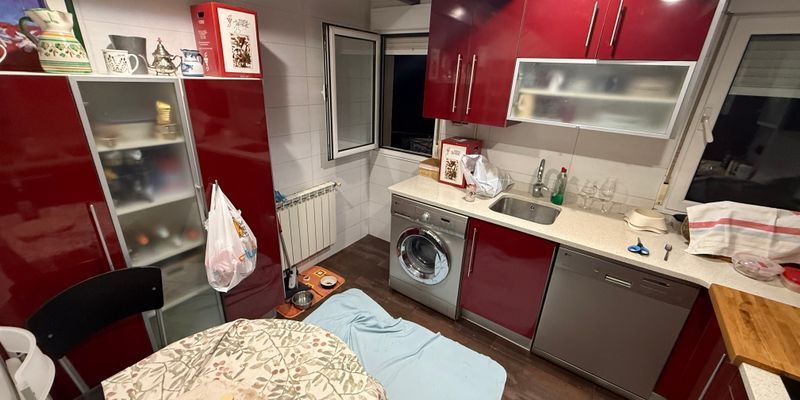 Kitchen of Flat for sale in Santander  with Furnished