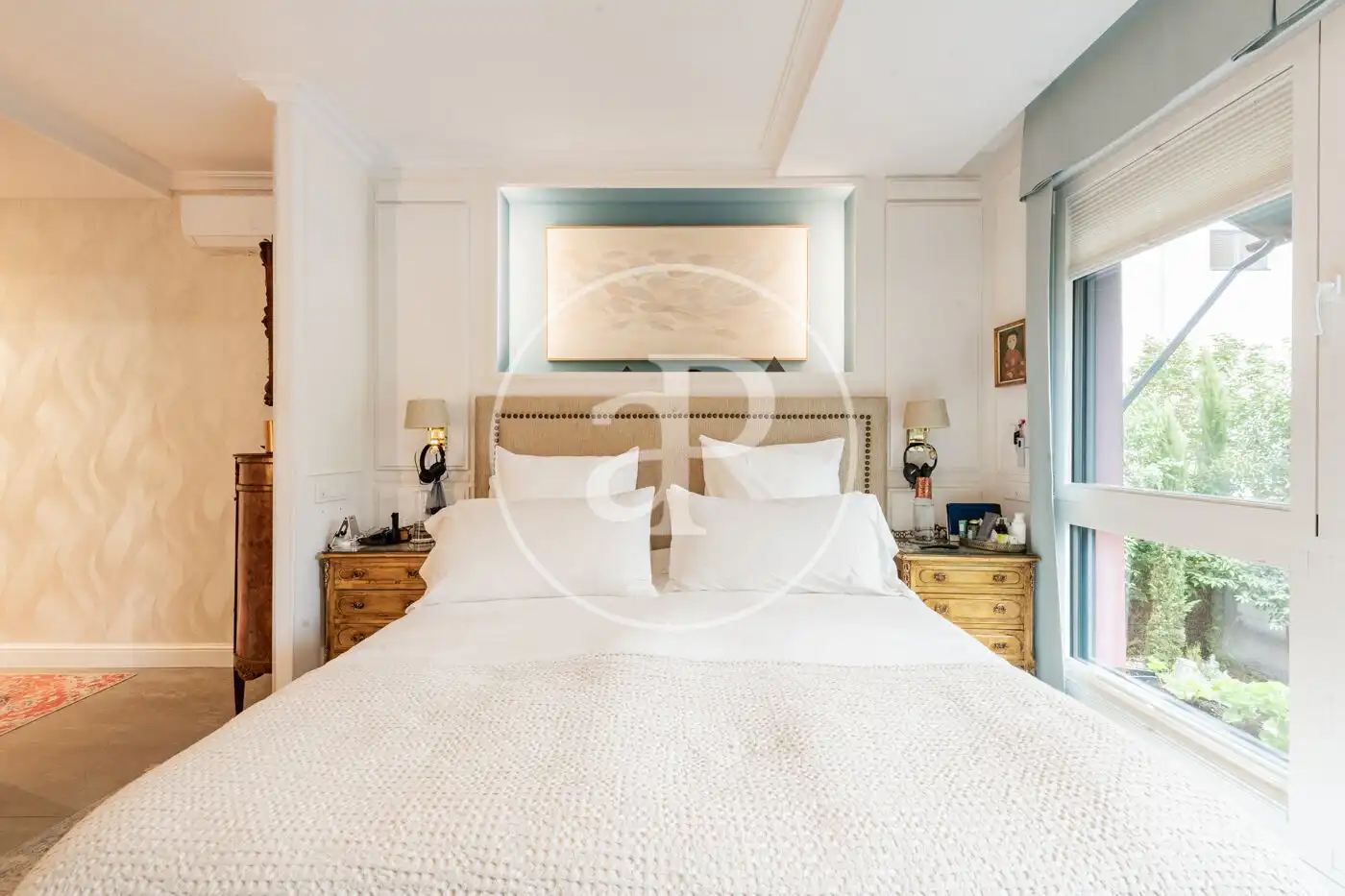 Schlafzimmer von Haus oder Chalet zum Verkauf in Madrid mit Klimaanlage, Heizung und Privatgarten