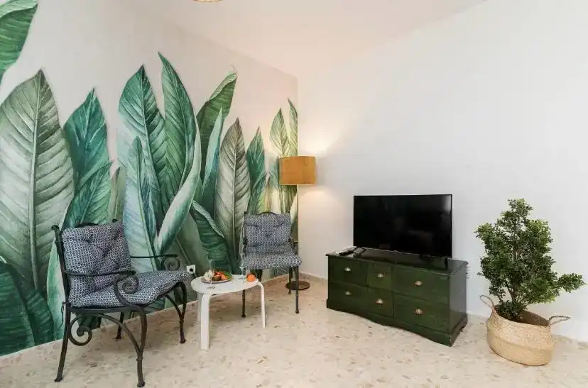 Living room of Flat for rent in Torremolinos  with Air Conditioner, Furnished and Balcony