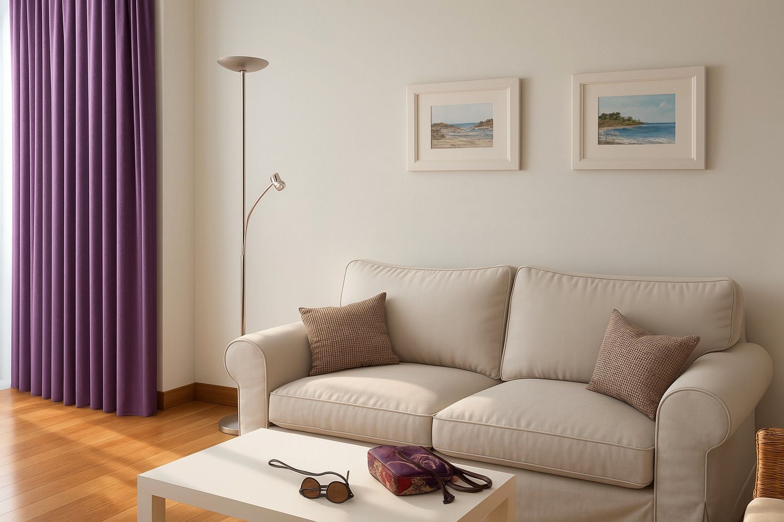 Living room of Flat to rent in Santander  with Heating, Storage room and Furnished