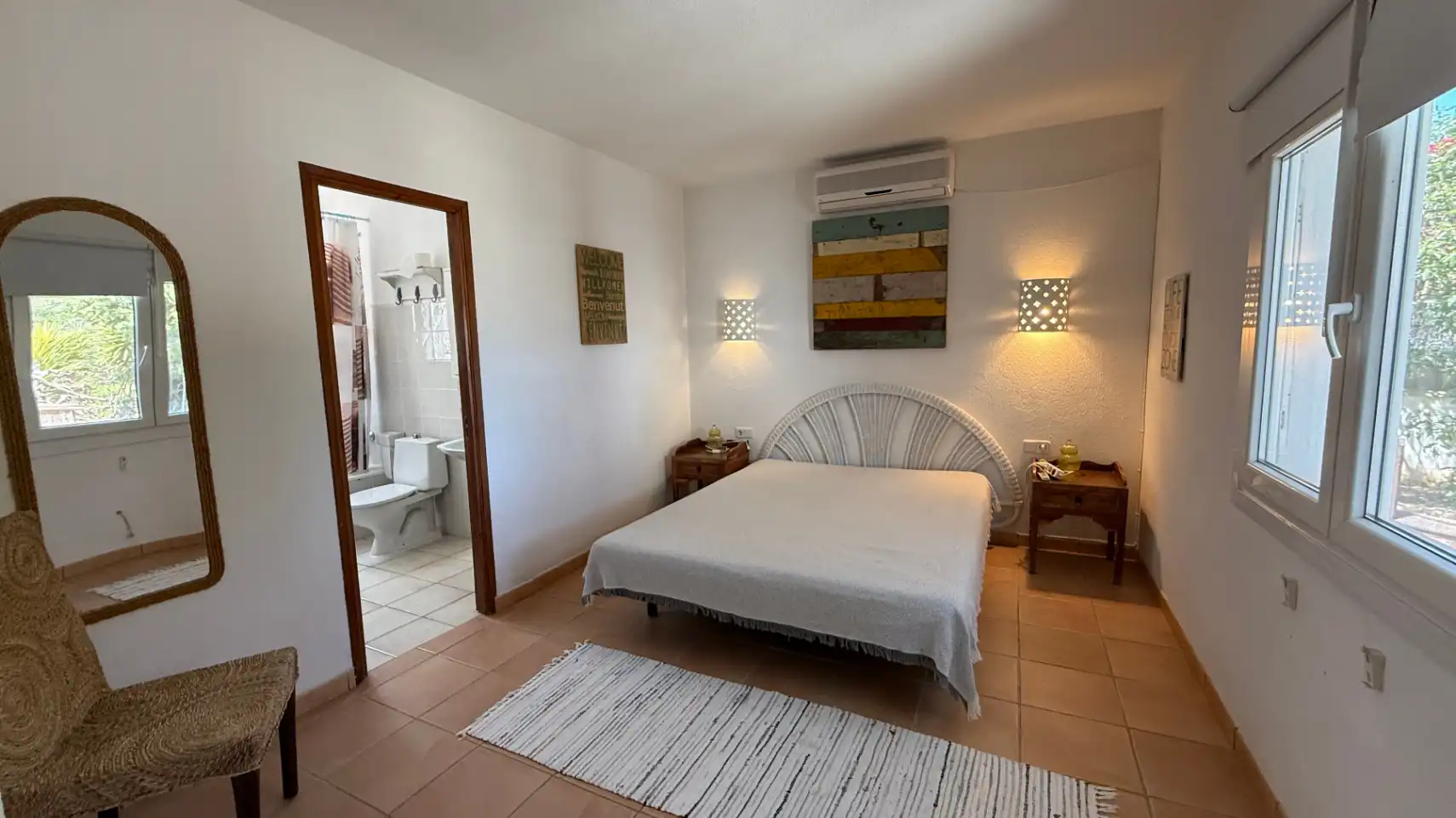 Bedroom of Houses for sale in Sant Antoni de Portmany  with Air Conditioner, Heating and Private garden