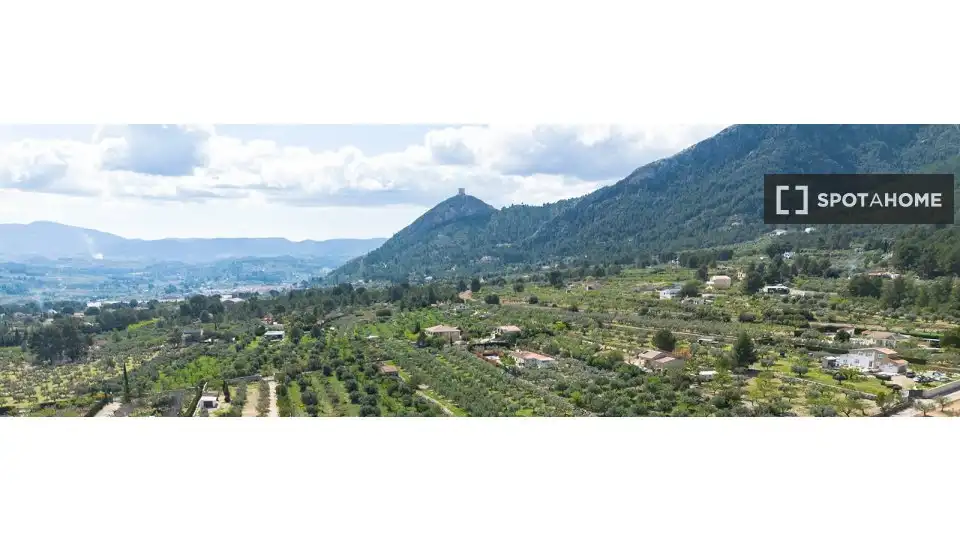 Exterior view of Apartments for share in Muro de Alcoy  with Air Conditioner, Terrace and Furnished