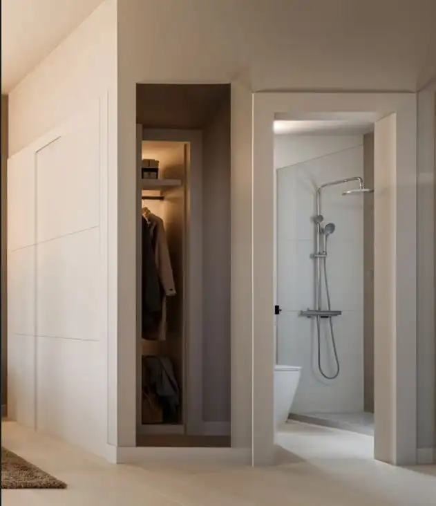Bany de Apartament en venda en Estepona amb Aire condicionat, Calefacció i Jardí privat