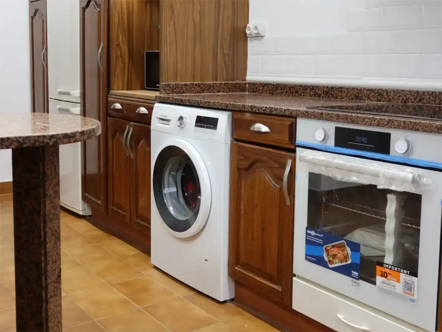 Küche von Wohnung zur Miete in Santander