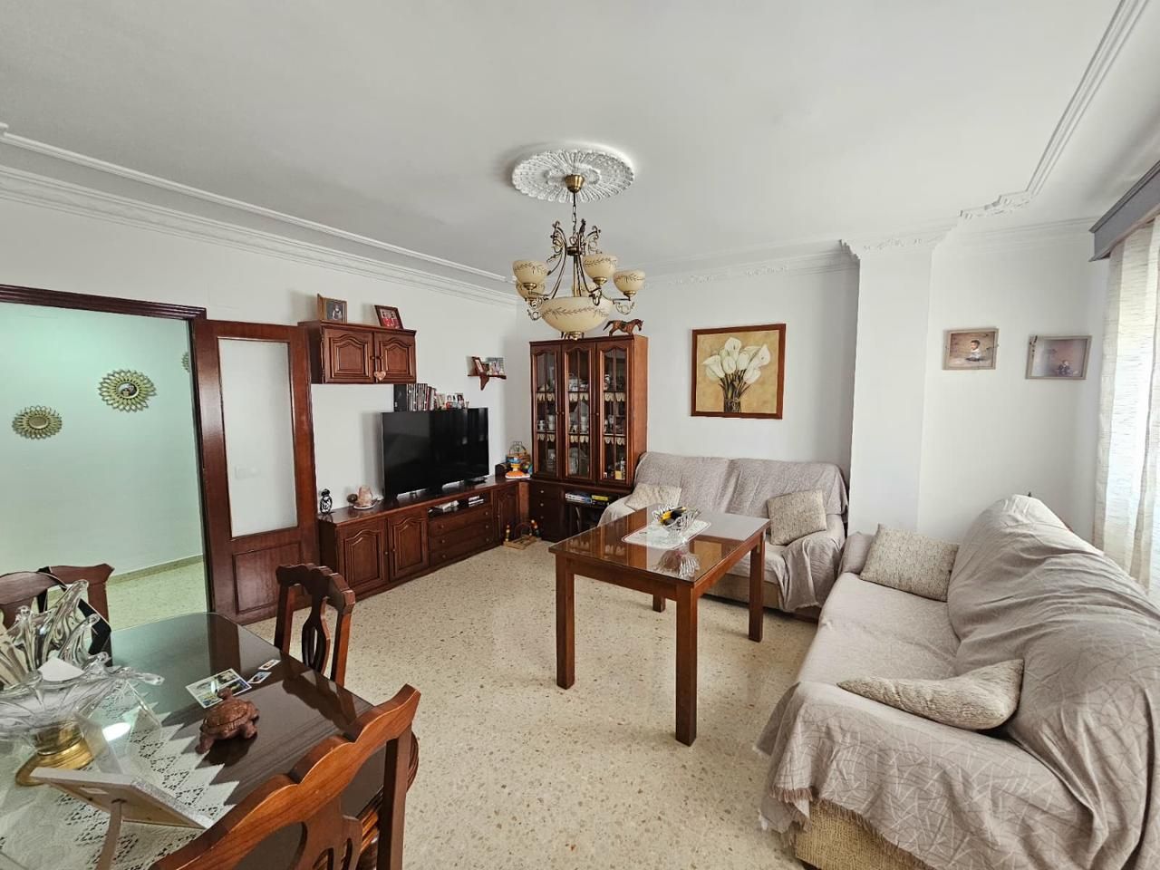 Living room of Planta baja for sale in Lebrija  with Air Conditioner
