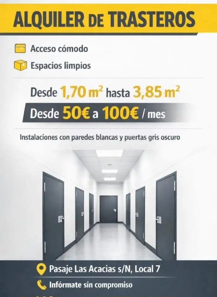 Storage room for rent in Roquetas de Mar