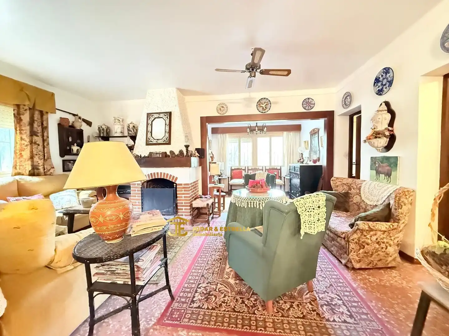 Sala de estar de Casa o chalet en venta en Lorca con Terraza, Trastero y Amueblado