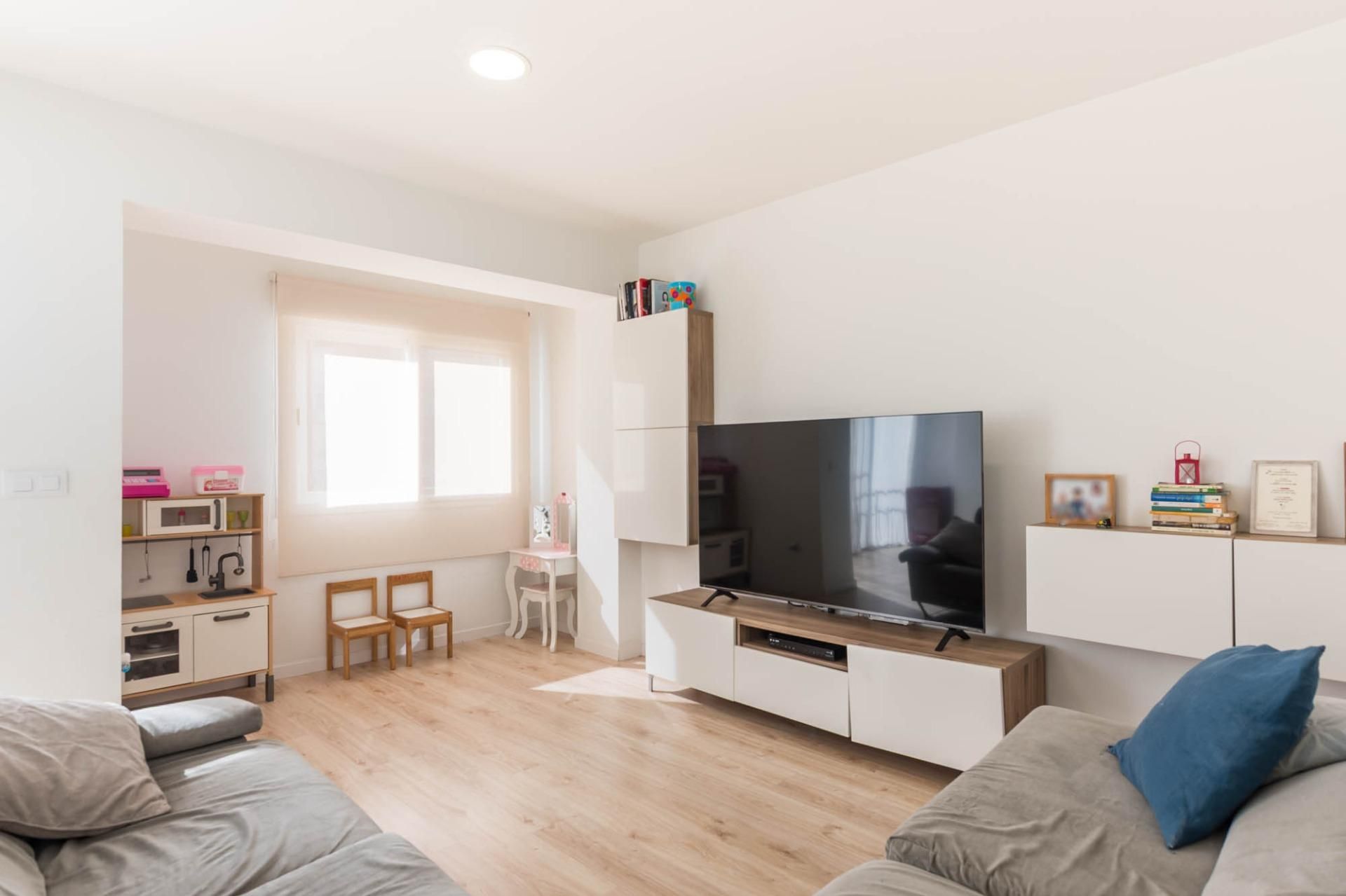 Living room of Flat for sale in  Murcia Capital  with Heating and Storage room