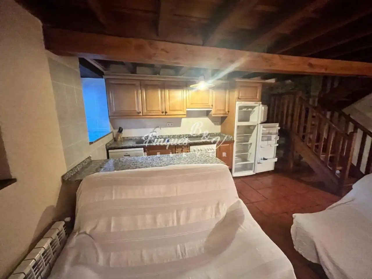 Küche von Wohnung zur Miete in Llívia mit Heizung, Parkett und Möbliert